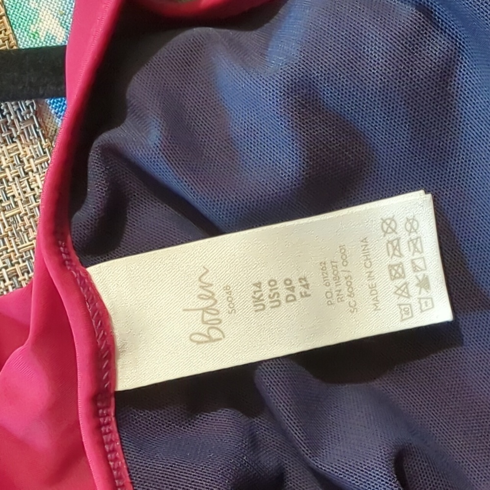 Boden Red Sorrento Swimsuit - Picture 9 of 13